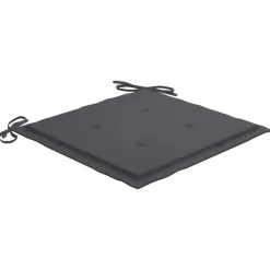 vidaXL - Tuinset - Antraciet - Bamboe - 40 x 40 x 3 cm