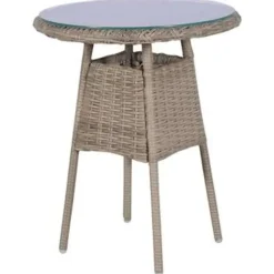 vidaXL - Tuinset - Bruin - Poly rattan