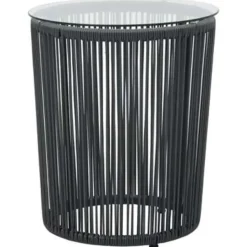 vidaXL - Tuinset - Grijs - Polyetheen