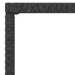 vidaXL - Tuinset - Zwart - Poly rattan - 6 stuks - Met kussens
