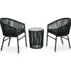 vidaXL - Tuinset - Zwart - Polyetheen