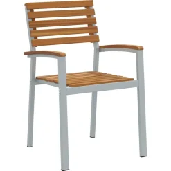 vidaXL - Tuinstoel - Bruin - Massief acaciahout - 56 x 57 x 87cm