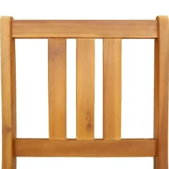 vidaXL - Tuinstoel - Bruin - Massief acaciahout - 36 x 46 x 86cm