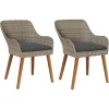vidaXL - Tuinstoel - Zwart - Poly rattan - 55 x 62.5 x 82cm