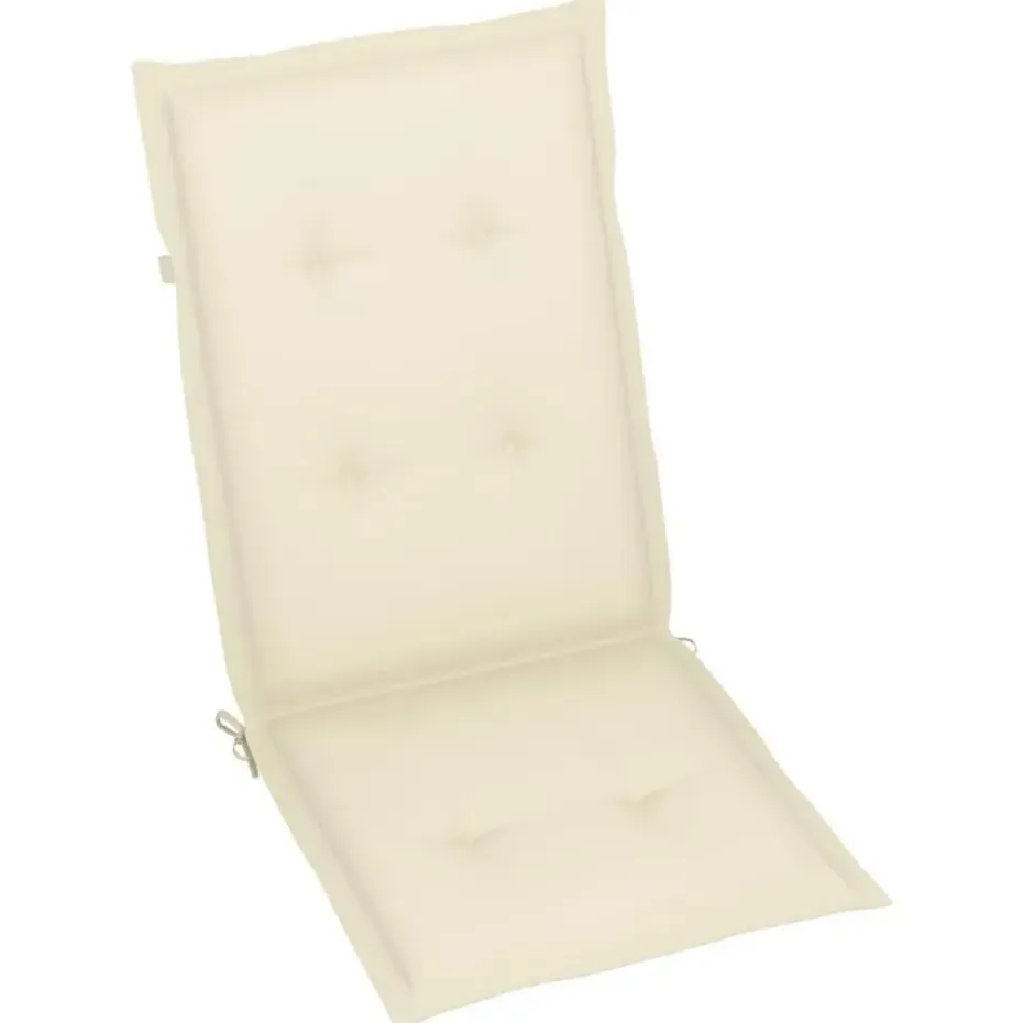 vidaXL - Tuinstoelen inklapbaar met kussens - Massief acaciahout - 6 stuks