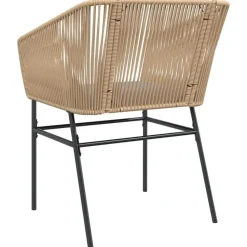 vidaXL - Tuinstoelen -Kussens - Bruin - Poly rattan - 2 stuks