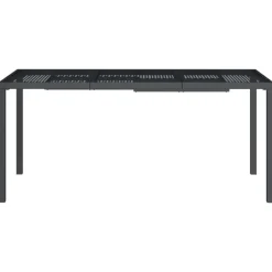 vidaXL - Tuintafel - Antraciet - Staal - 165 x 80 x 72 cm
