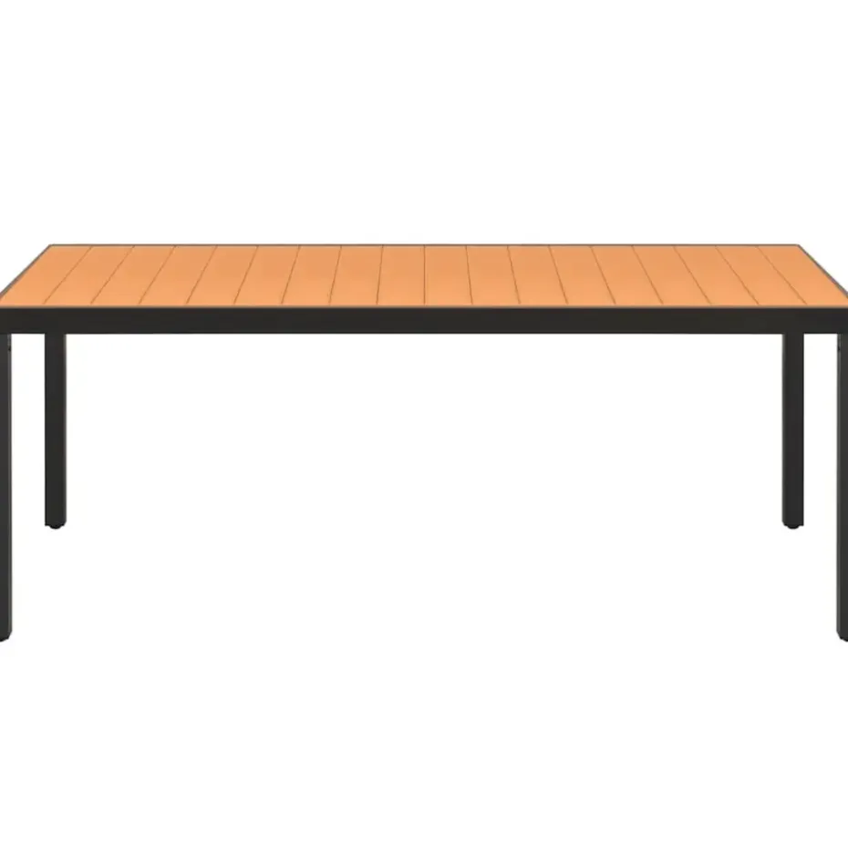 vidaXL - Tuintafel - Bruin - WPC - 185 x 90 cm