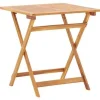 vidaXL - Tuintafel - Bruin - Hout