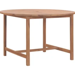 vidaXL - Tuintafel - Bruin - Hout