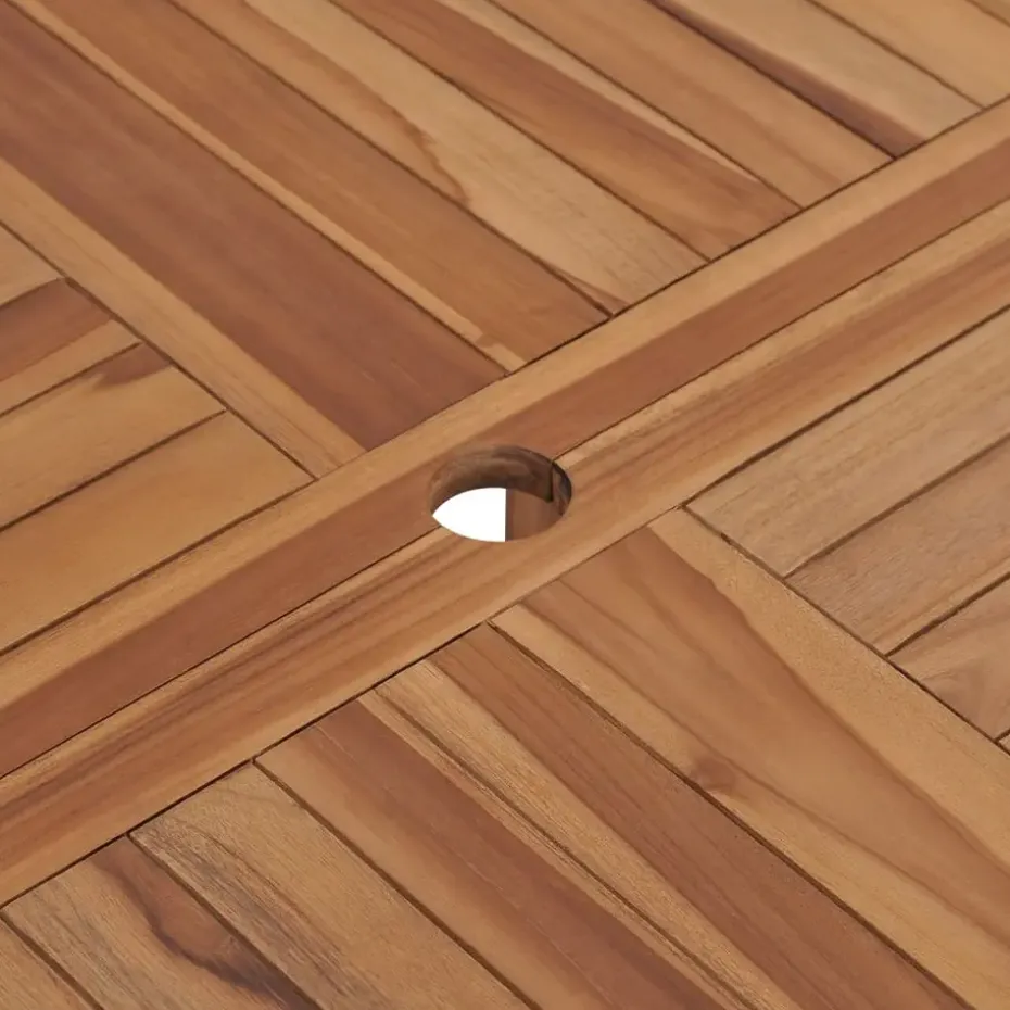 vidaXL - Tuintafel - Bruin - Hout