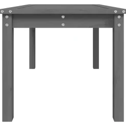 vidaXL - Tuintafel - Grijs - Massief grenenhout - 82.5 x 50.5 x 45 cm