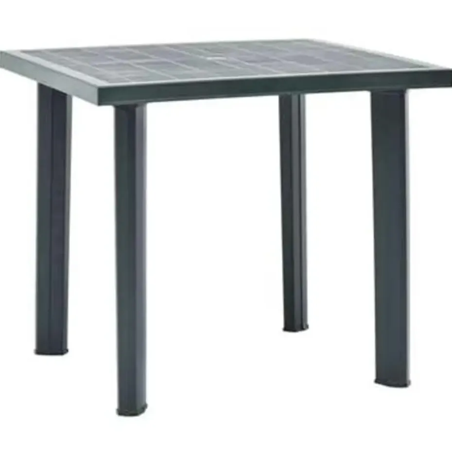 vidaXL - Tuintafel - Groen - Kunststof