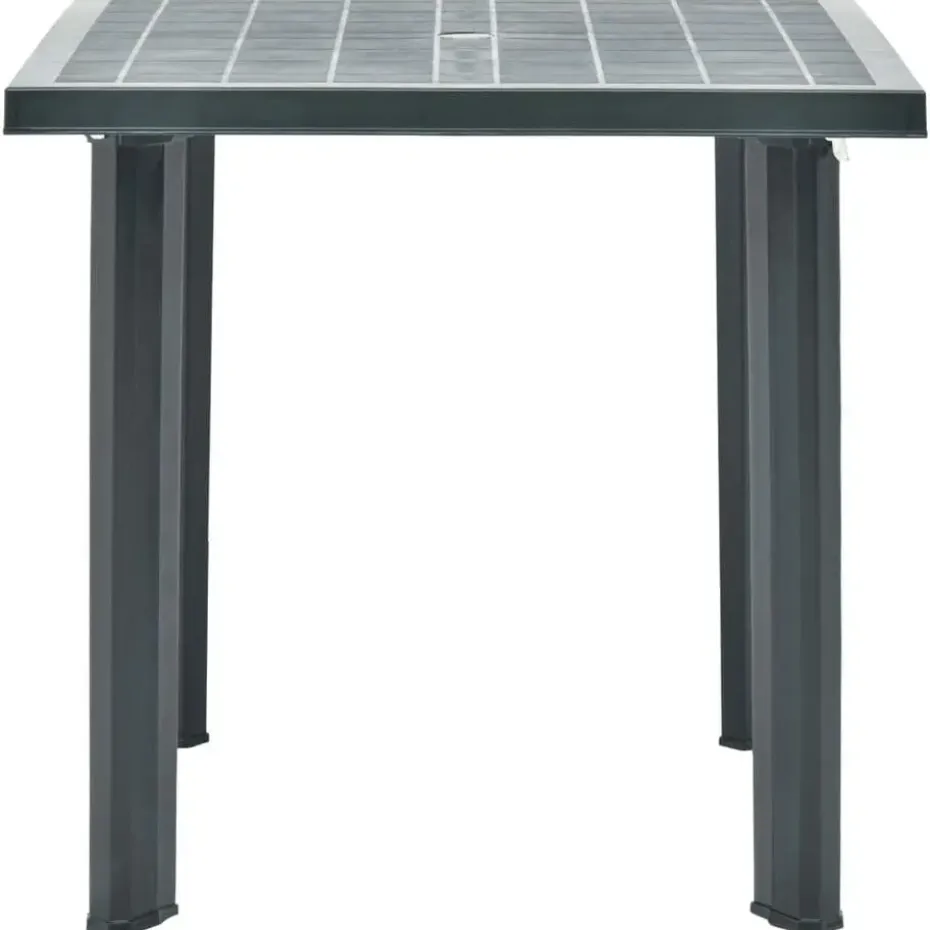 vidaXL - Tuintafel - Groen - Kunststof