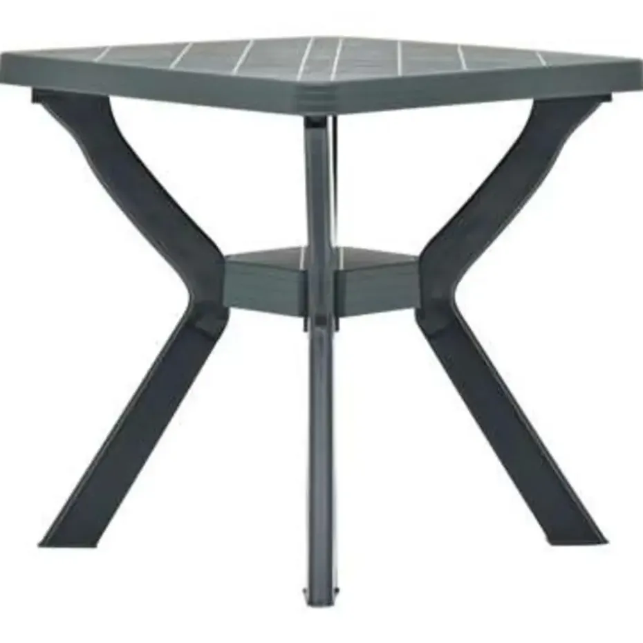 vidaXL - Tuintafel - Groen - Kunststof