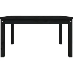 vidaXL - Tuintafel - Zwart - Massief grenenhout - 82.5 x 50.5 x 45 cm