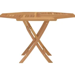 vidaXL - Tuintafel inklapbaar - Bruin - Massief teakhout - 110x110x75 cm