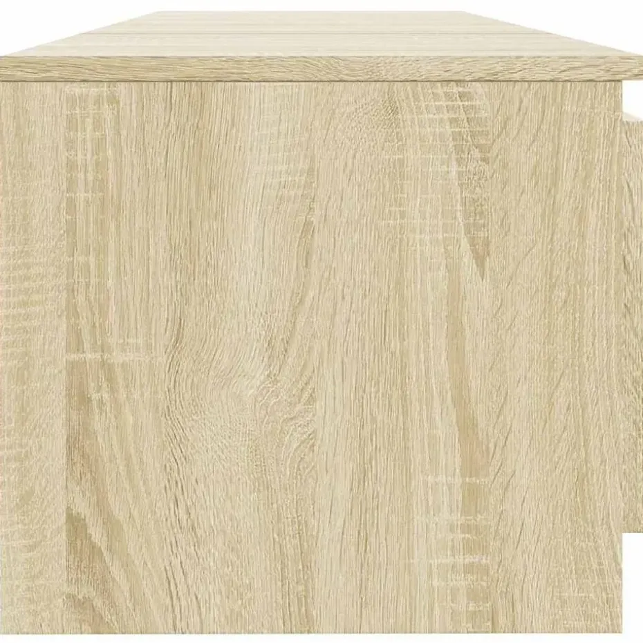 vidaXL - Tv-kast - Bruin - Bewerkt hout - 140 x 40 x 36 cm
