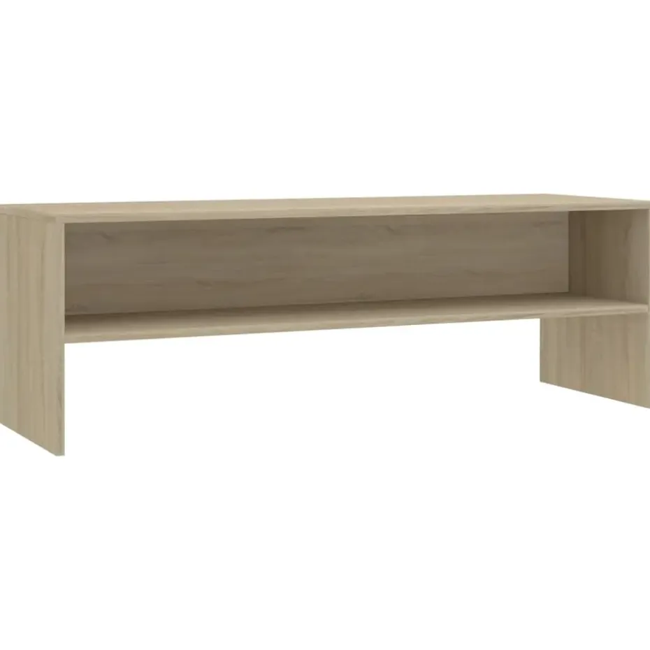 vidaXL - Tv-meubel - Bruin - Bewerkt hout
