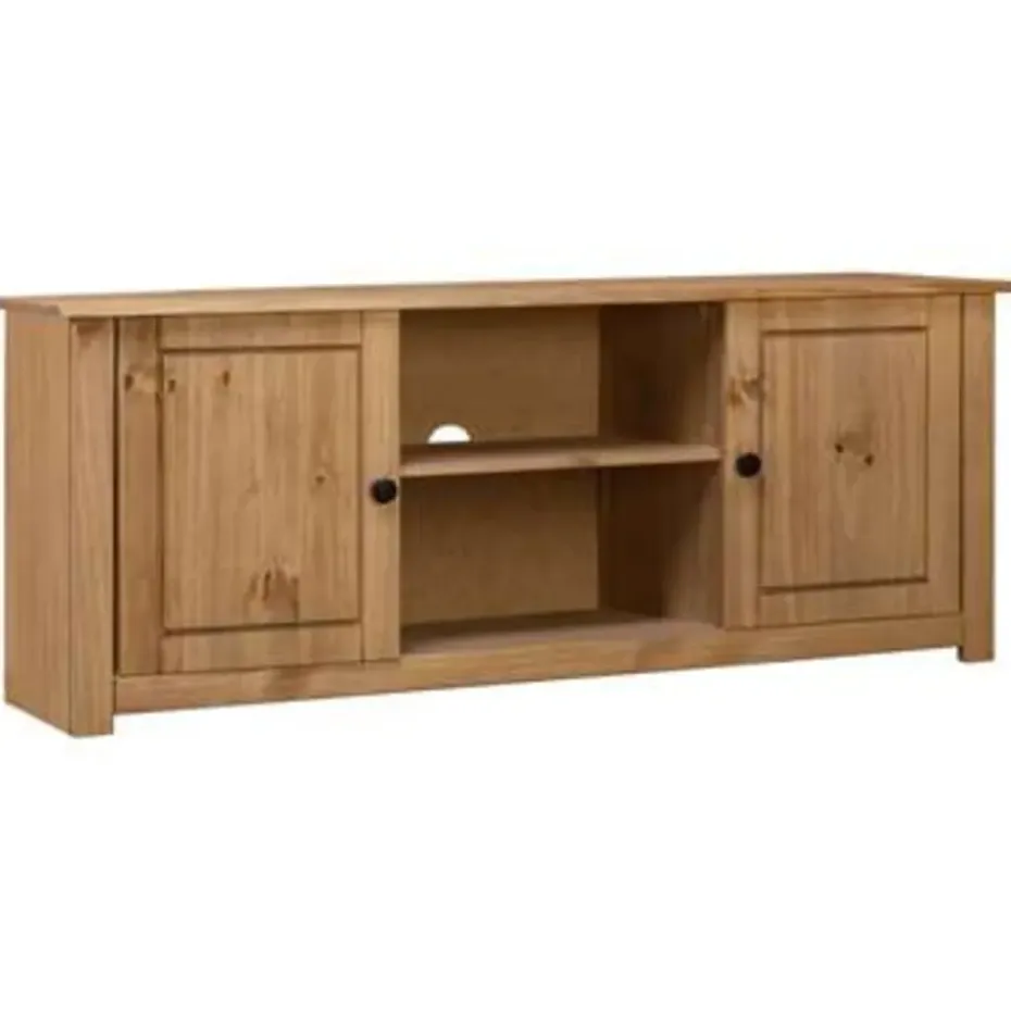 vidaXL - Tv-meubel - Bruin - Grenenhout