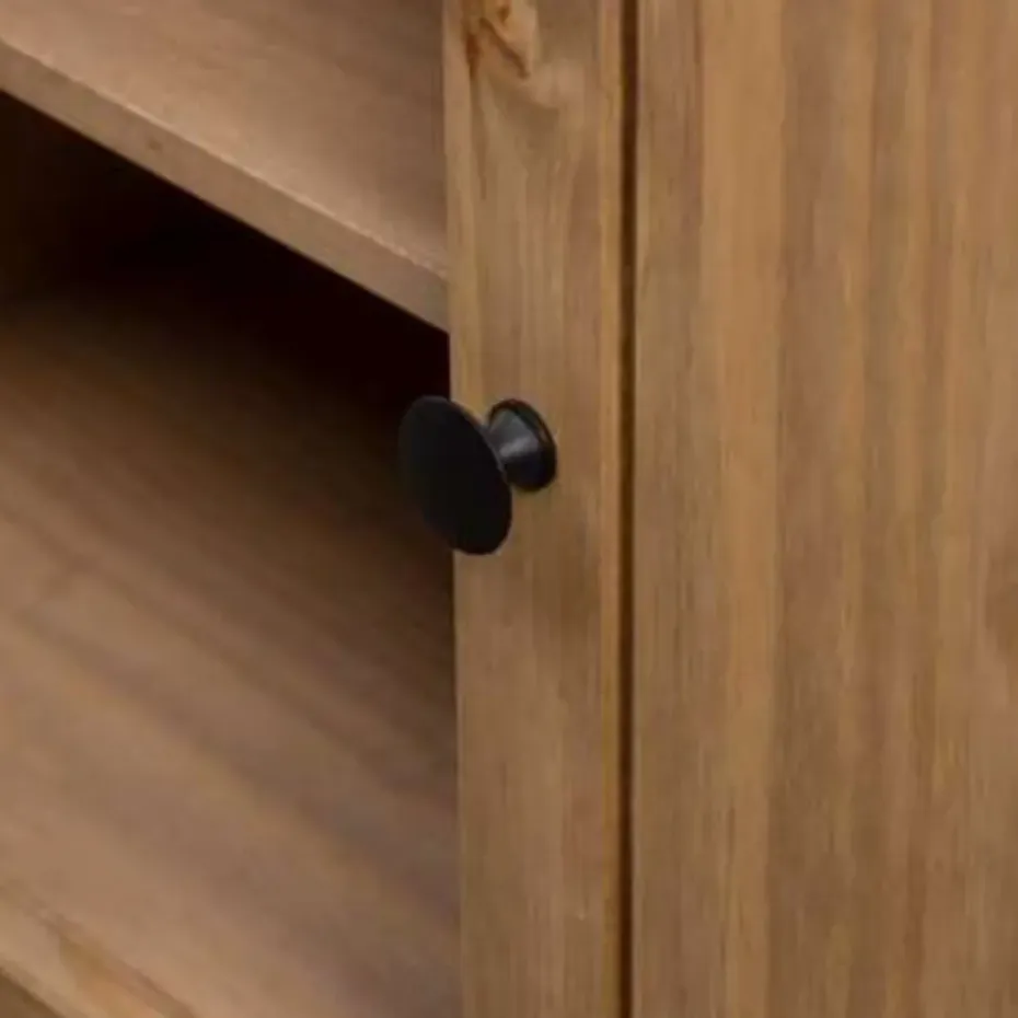 vidaXL - Tv-meubel - Bruin - Grenenhout