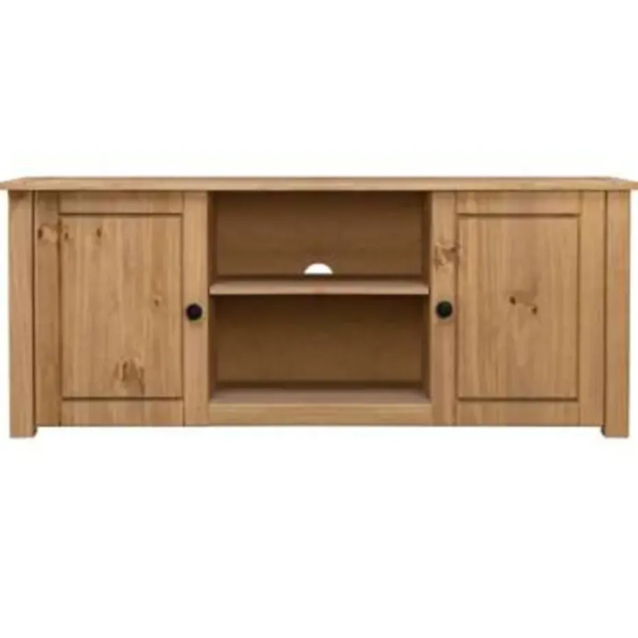 vidaXL - Tv-meubel - Bruin - Grenenhout