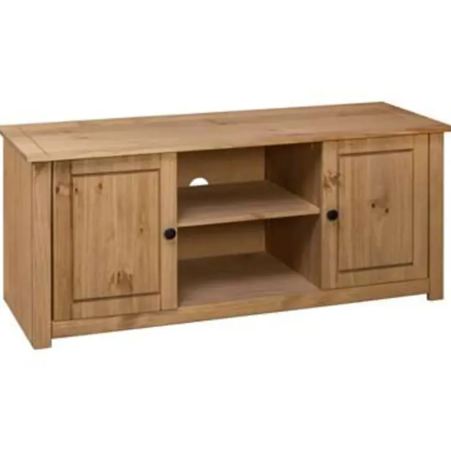 vidaXL - Tv-meubel - Bruin - Grenenhout