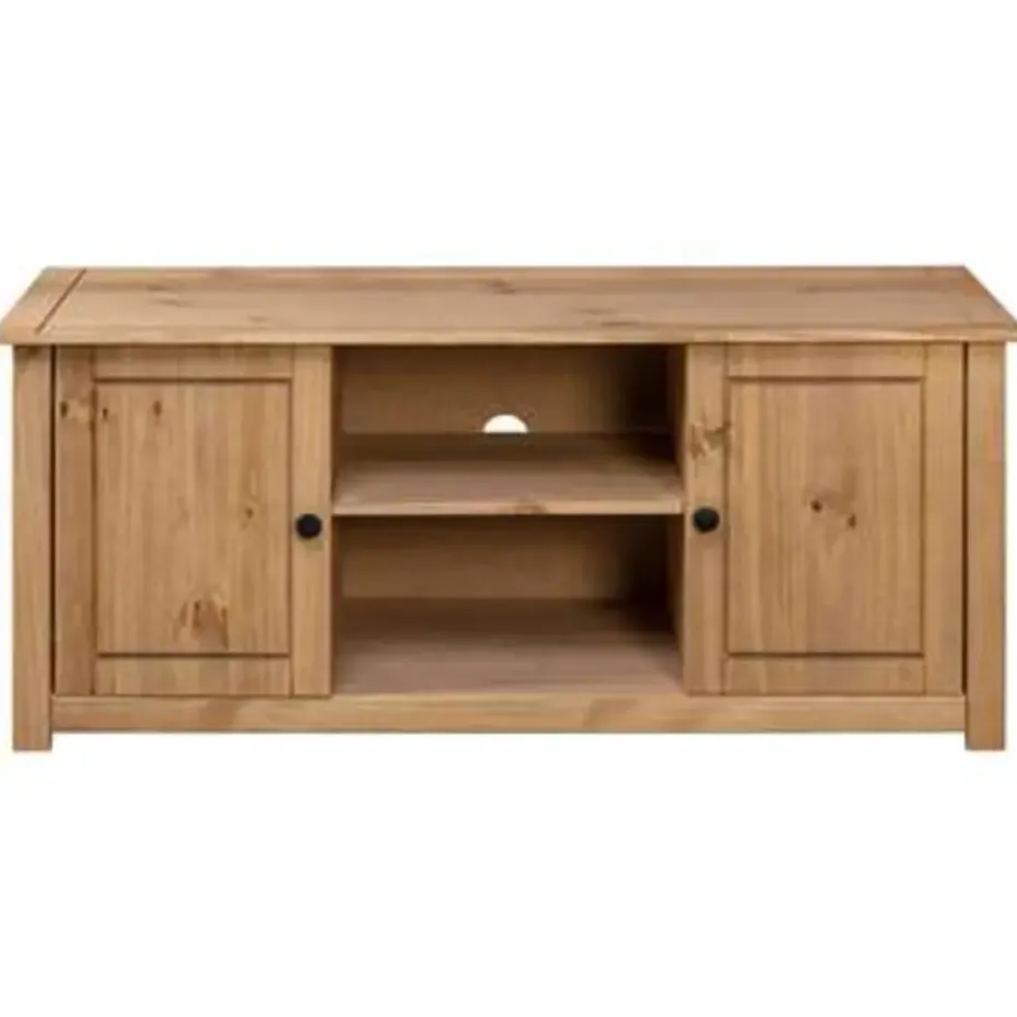 vidaXL - Tv-meubel - Bruin - Grenenhout