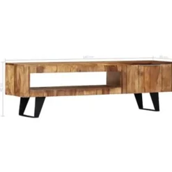 vidaXL - Tv-meubel - Bruin - Hout