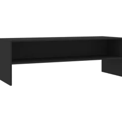 vidaXL - Tv-meubel - Zwart - Bewerkt hout