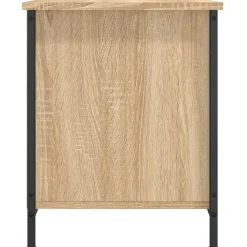 vidaXL - TV-meubel met 2 deuren 2 vakken - Sonoma eiken - Hout - 100x40x50 cm