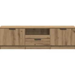 vidaXL - TV-meubel met 1 lade en 2 deuren - Artisanaal eiken - 140x35x40 cm
