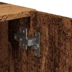 vidaXL - TV-meubel met 2 vakken 4 deuren - Oud hout - 180x31.5x40 cm