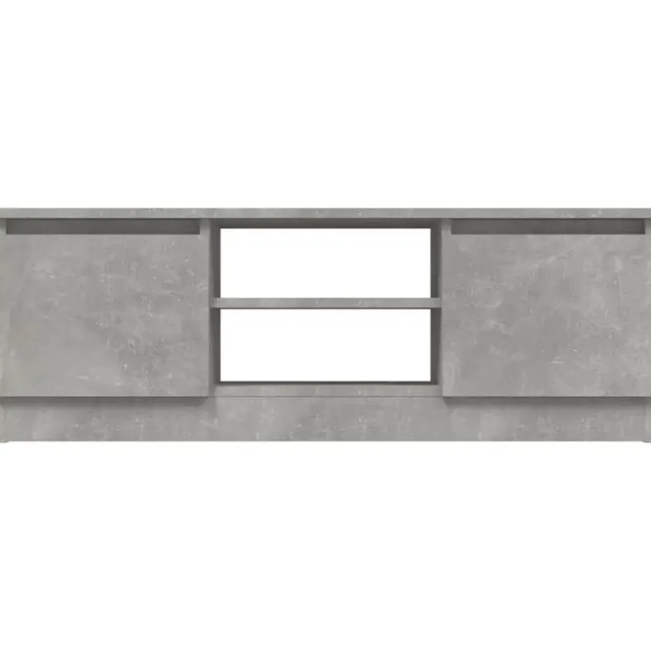 vidaXL - Tv-meubel met deur - Grijs - Bewerkt hout - 102 x 30 x 36 cm