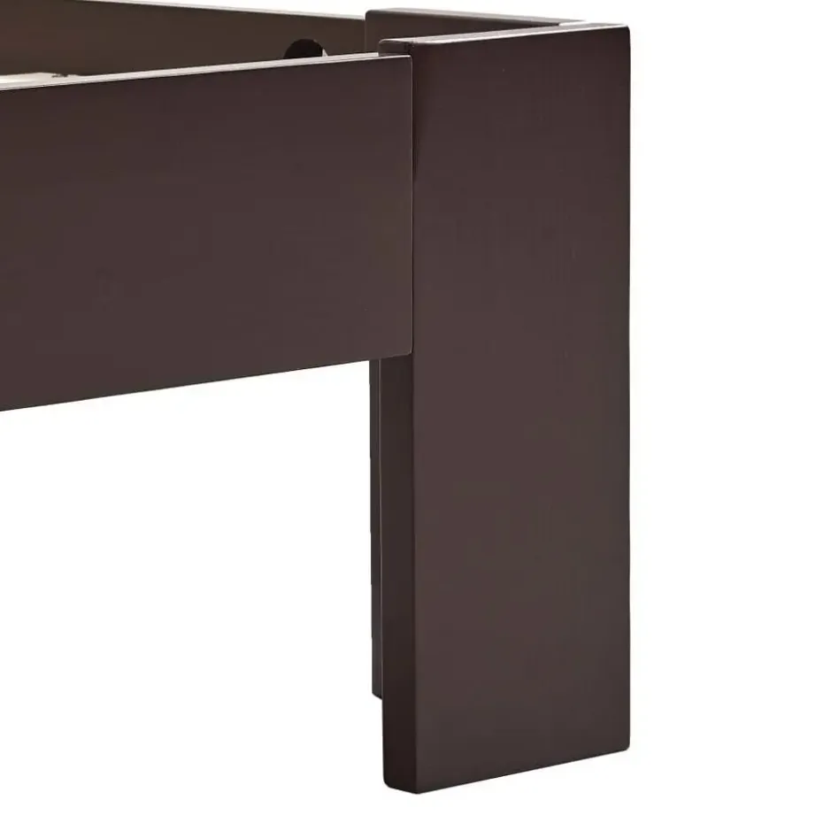 vidaXL - Tweepersoonbed - Donkerbruin - Massief grenenhout - 180x200 cm