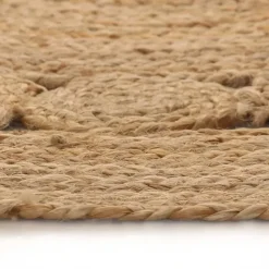 vidaXL - Vloerkleed - Beige - Jute - 210 cm