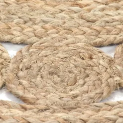 vidaXL - Vloerkleed - Beige - Jute - 180 cm