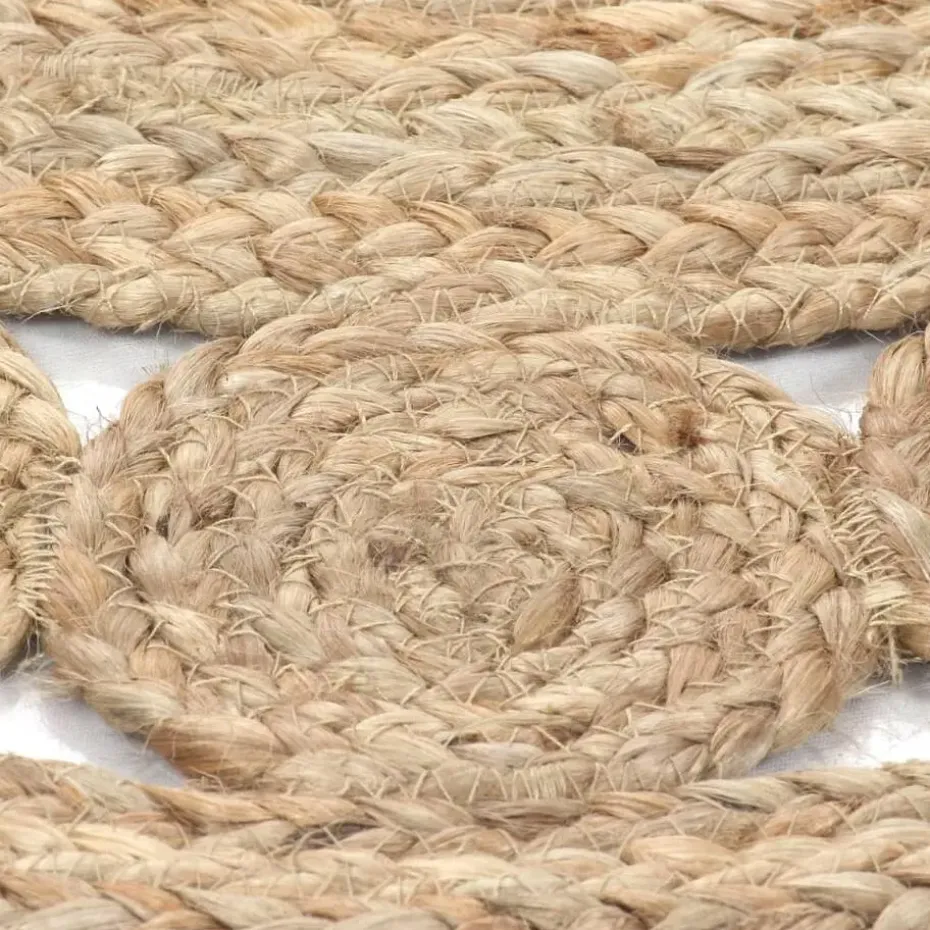vidaXL - Vloerkleed - Beige - Jute - 180 cm