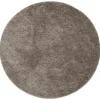 vidaXL - Vloerkleed - Grijs - Polyester - Ø 160 cm