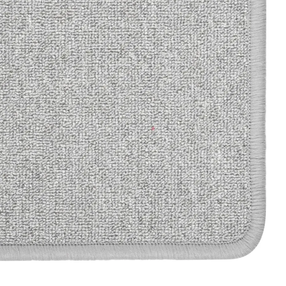 vidaXL - Vloerkleed - Grijs - Polypropyleen - 80 x 300 cm