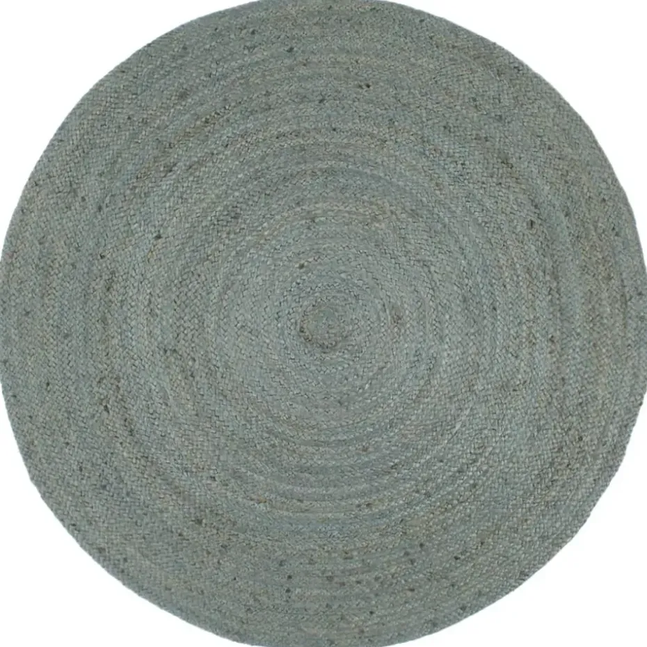 vidaXL - Vloerkleed - Groen - Jute