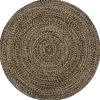 vidaXL - Vloerkleed - Zwart - Jute