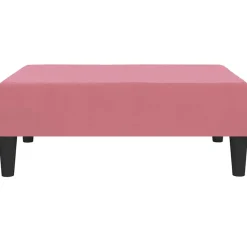 vidaXL - Voetenbank - Roze - Fluweel