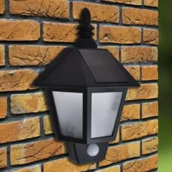 vidaXL - Wandlamp - Zwart - Kunststof - 2 stuks