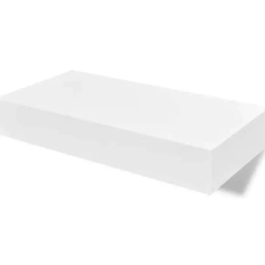 vidaXL - Wandplank - Wit - MDF