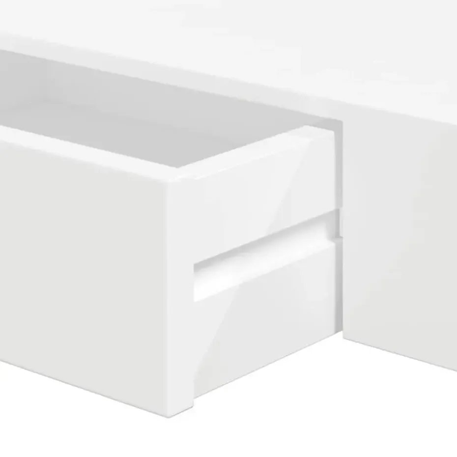 vidaXL - Wandplank - Wit - MDF
