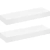 vidaXL - Wandplank - Wit - MDF