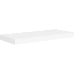 vidaXL - Wandschap - Wit - MDF - 60 x 23.5 x 3.8 cm - 2 stuks