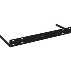 vidaXL - Wandschap - Zwart - MDF - 90 x 23.5 x 3.8 cm - 2 stuks