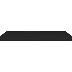 vidaXL - Wandschap - Zwart - MDF - 80 x 23.5 x 3.8 cm - 2 stuks